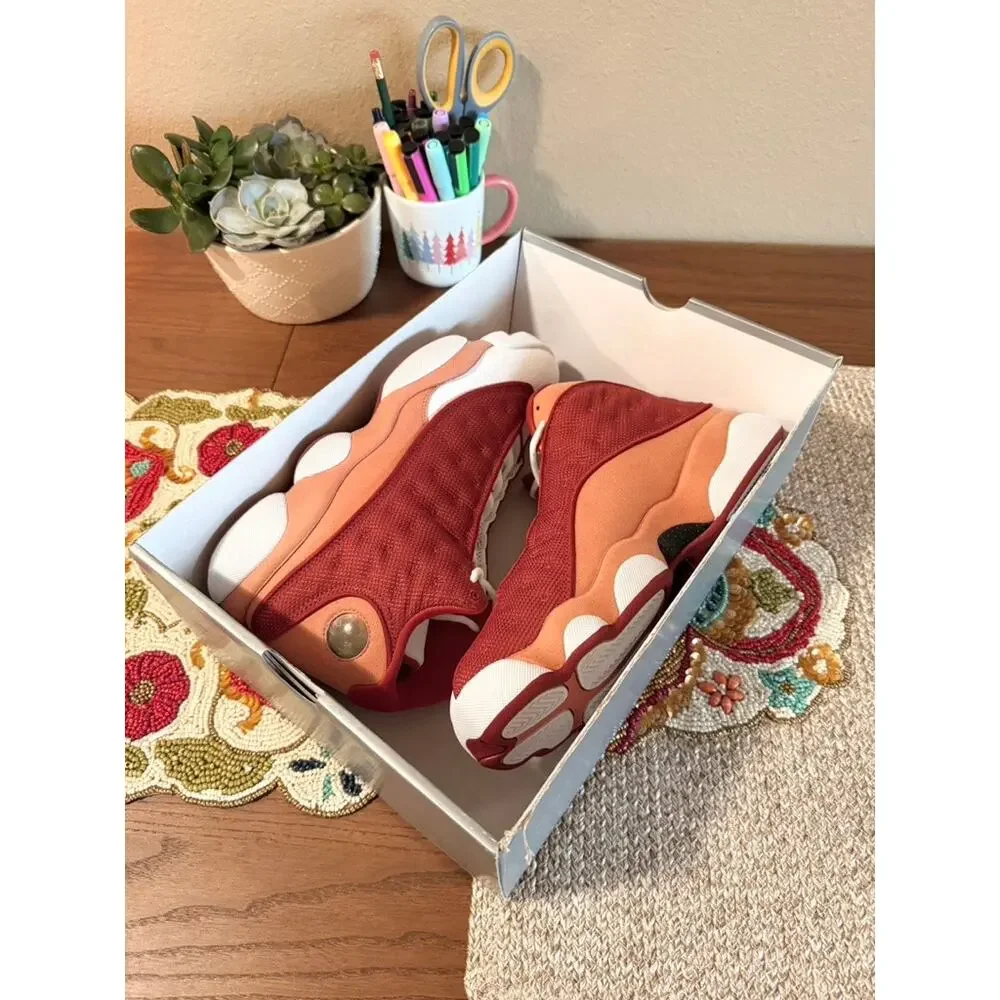 Jordan 13 Retro Dune Red Terra Blush White Fire Premio Bin23 Gym DJ5982 601